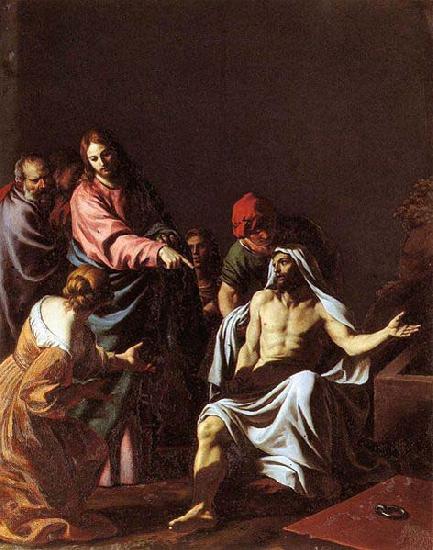 Alessandro Turchi Template:The Raising of Lazarus oil painting picture